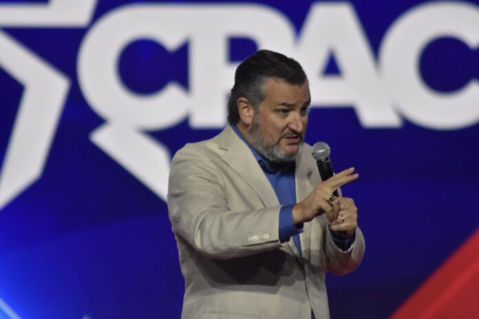 U.S. Senator Ted Cruz delivers remarks at the CPAC in Dallas