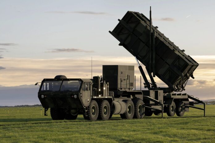 MIM-104 Patriot - US surface-to-air missile system on a mobile vehicle platform.